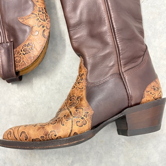 Alberta Boot Co. Western Cowboy Boots – Size 10 AA – Made in Canada - Picture 2 of 8